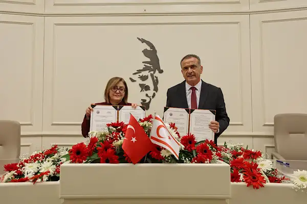  Gaziantep ile Gazimağusa arasında kardeş şehir protokolü imzalandı