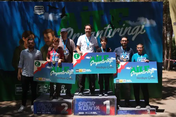 Konya’da bisiklet ve aile oryantiringi etkinlikleri düzenlendi
