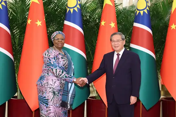 Li Qiang, Namibya lideri ile görüştü