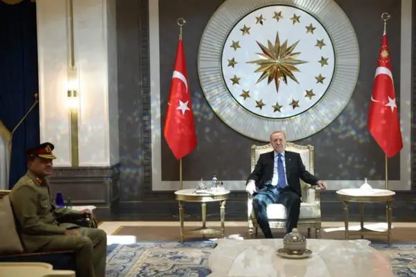 Cumhurbaşkanı Erdoğan, Pakistan Kara Kuvvetleri Komutanı Mareşal Munir'i kabul etti