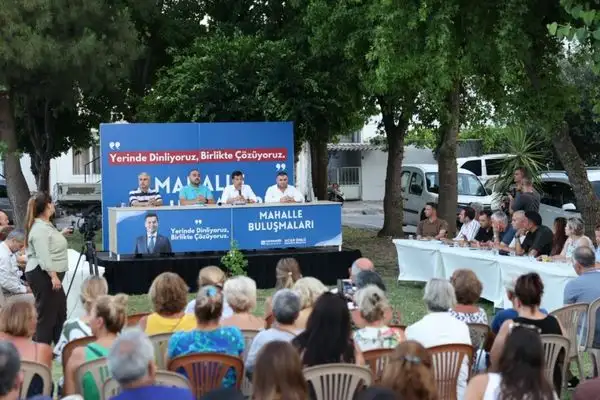 Marmaris Belediye Başkanı Ünlü, Çamdibi Mahallesi sakinleriyle buluştu