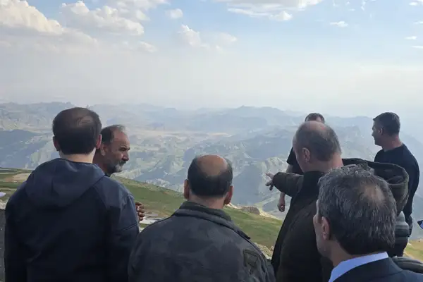 Batman Valisi Canalp, Mereto Dağı’nda incelemelerde bulundu