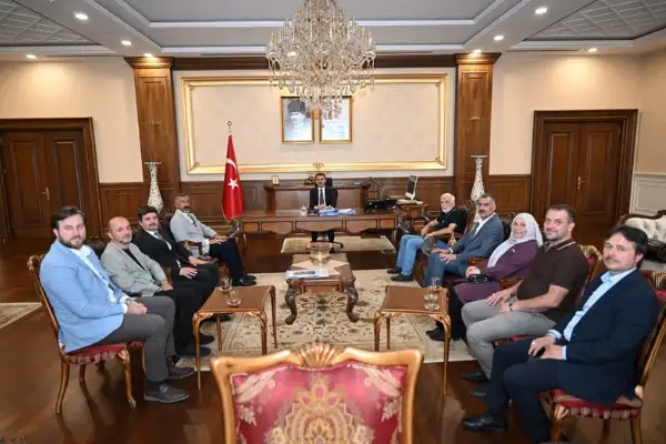 Necip Fazıl Kısakürek AİHL Danışma Kurulu’ndan Vali Aktaş’a ziyaret