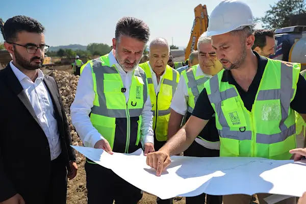 Biba, Dereçavuş'taki atıksu kollektör hattı çalışmalarını inceledi