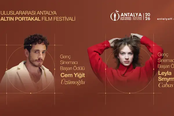 Altın Portakal Genç Başarı Ödülleri Cem Yiğit Üzümoğlu ve Leyla Smyrna Cabas’a verilecek