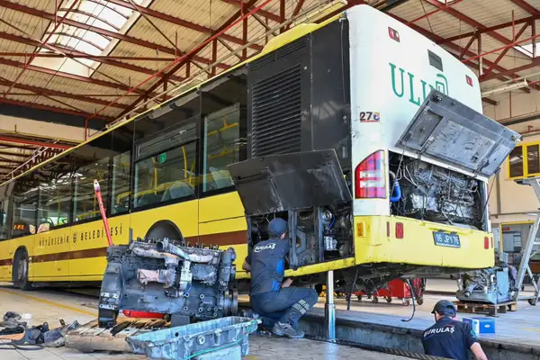 BURULAŞ, bakım ve onarımları kendi bünyesinde yaparak 24 milyon TL tasarruf sağladı