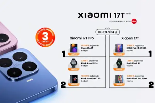 EVOFONE.com’a özel Xiaomi 17T serisi 17 bin 999 TL’ye varan hediyesiyle geliyor