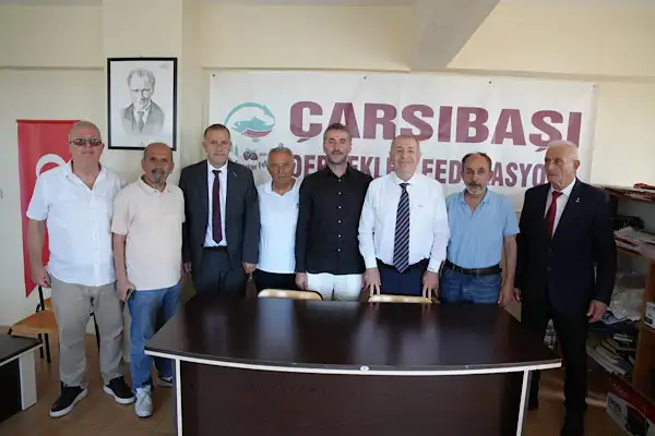 Özdağ, Çarşıbaşı Dernekler Federasyonu’nu ziyaret etti