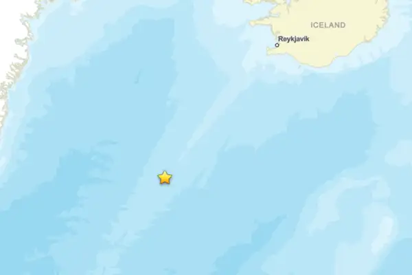 Reykjanes Sırtı'nda deprem