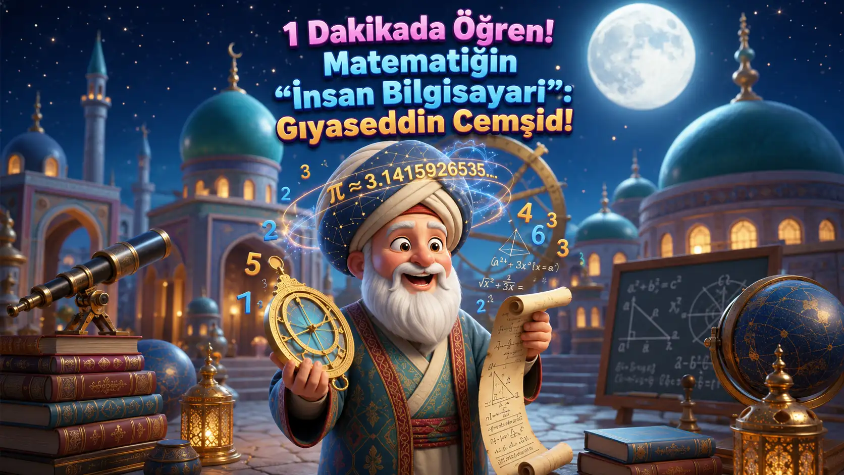 Hesap makinesindeki o virgülü kim buldu sanıyorsunuz? Gıyaseddin Cemşid ile tanışın ! 