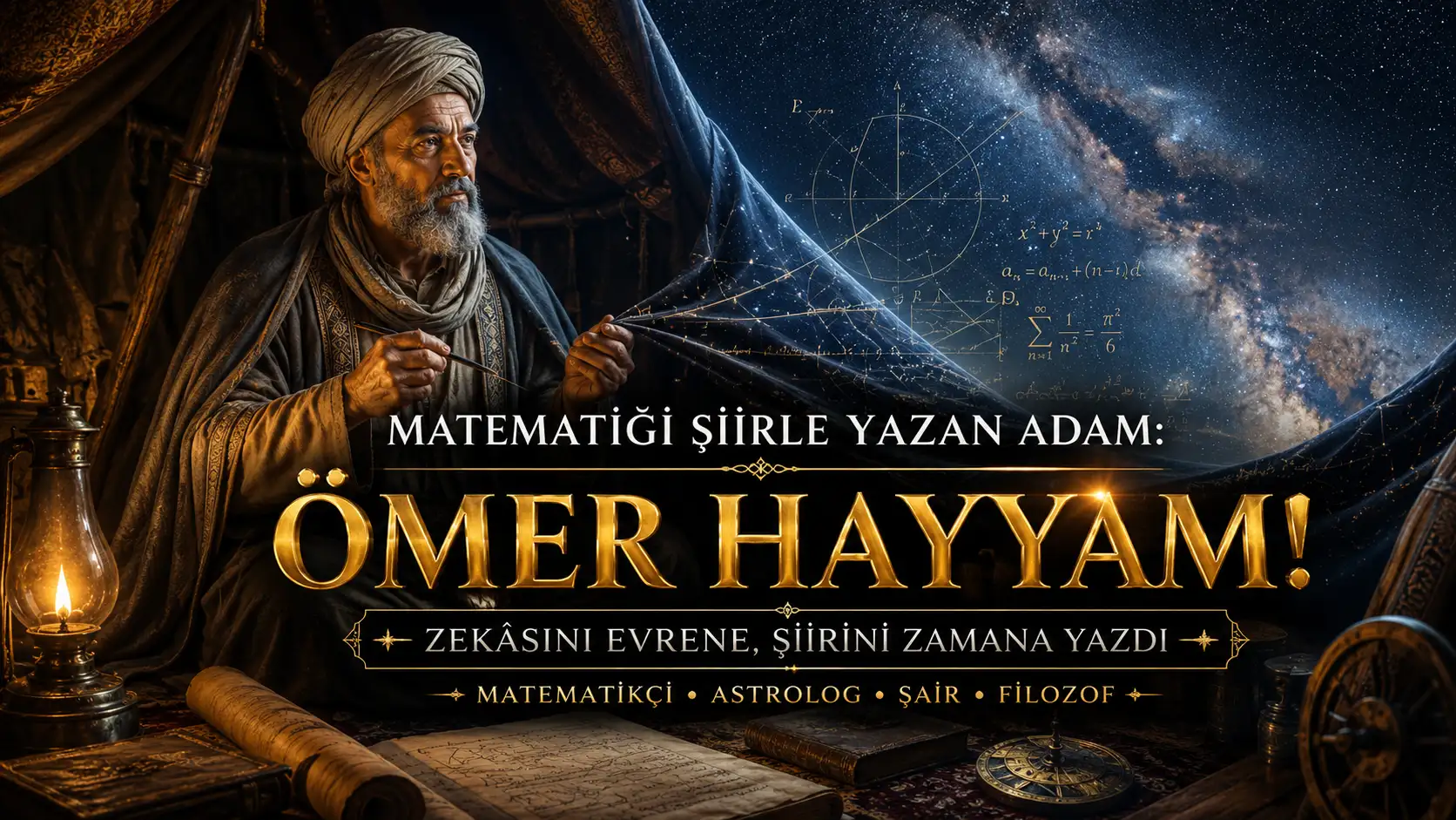 Rakamların ve Kelimelerin Büyücüsü: Ömer Hayyam'ın Sıra Dışı Hayatı 