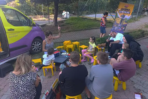 Maltepeli çocuklar, okuma etkinliklerinde buluştu