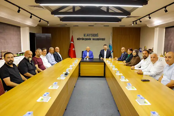 Başkan Büyükkılıç, Kayseri'nin farklı kesimlerinden konuklarını ağırladı