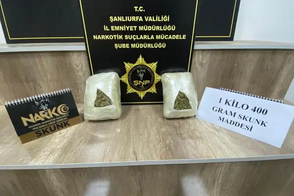 Şanlıurfa’da uyuşturucu operasyonunda 2 şüpheli tutuklandı