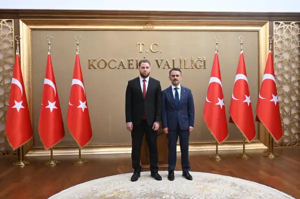 Suriye Hama Valisi Abdurrahman Es-Seheyen, Vali Aktaş’ı ziyaret etti