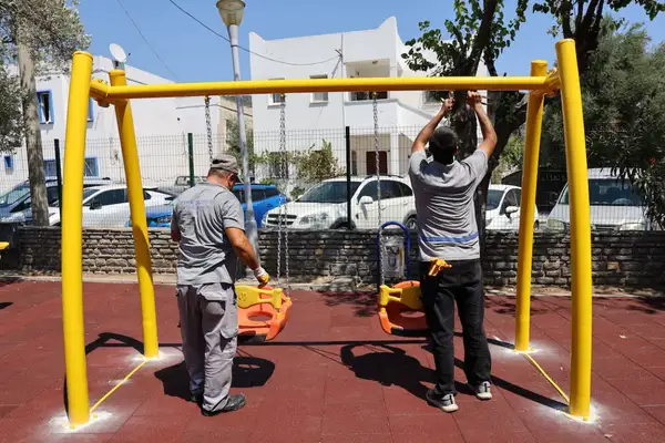 Bodrum'da Üçkuyular Parkı yenilenerek yeniden hizmete açıldı