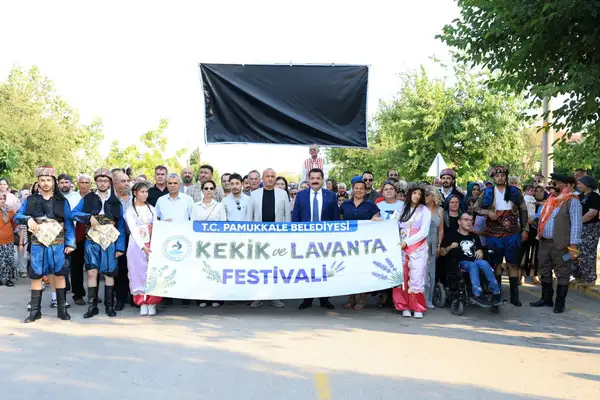 Pamukkale'de Kekik ve Lavanta Festivali düzenlendi