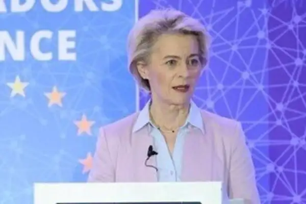 Von der Leyen: Ukrayna bayrağı birliğimizin kalbinde dalgalanacak