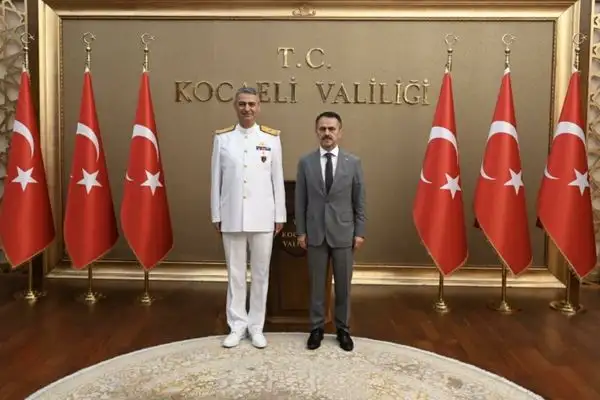 Tuğamiral Darcan’dan Vali Aktaş’a ziyaret