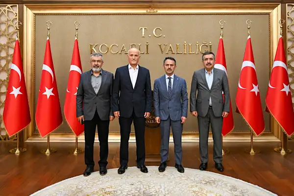 Eski Emniyet Genel Müdürü Lekesiz ve Merkez Valilerden Vali Aktaş’a ziyaret