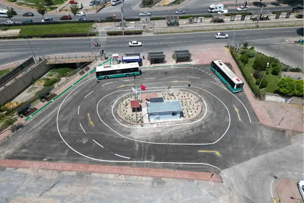 Kayseri'de Doğu Terminali Aktarma Noktası yeniden düzenlendi