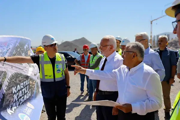 Kayseri’de Kartal Katlı Kavşağı Projesi’nde fore kazık çalışmalarında sona gelindi