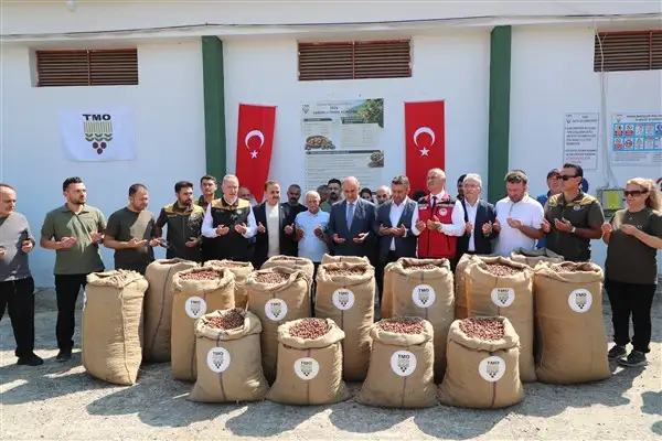 Vali Erol, TMO’nun fındık alım merkezini ziyaret etti