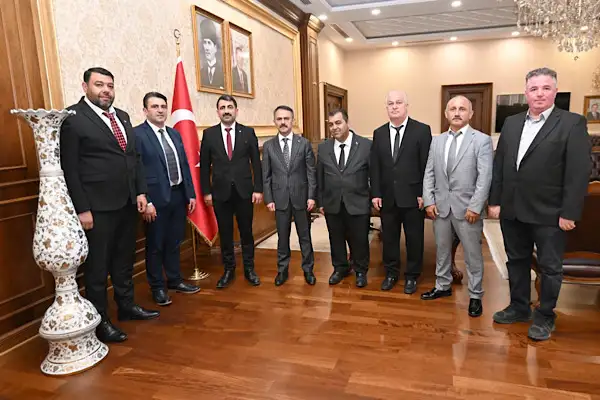 Kocaeli Servis Araçları İşletmecileri Esnaf Odası yönetiminden Aktaş’a ziyaret
