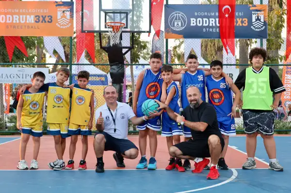 Bodrum 3x3 Streetball turnuvası Turgutreis’te başladı