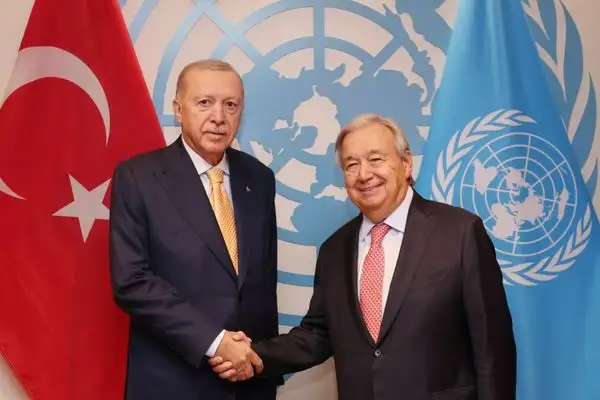 Cumhurbaşkanı Erdoğan, Guterres ile görüştü