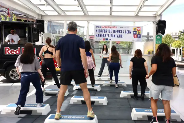 Nilüfer’de “Outdoor Fitness Etkinliği” düzenledi