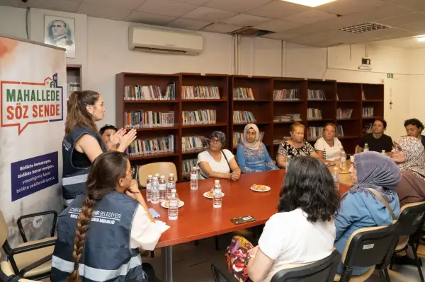 İzmir Büyükşehir Belediyesi Ufuk Mahallesi'nde talepleri dinledi