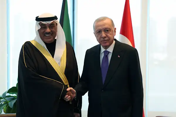 Erdoğan, Kuveyt Veliaht Prensi Al-Sabah'ı kabul etti
