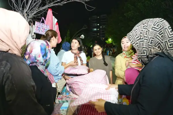 Kayapınar'da kadınların ürettiği ürünler sergilendi
