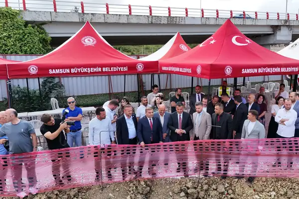 Samsun’da kentsel dönüşümün ilk etabında inşaat başladı