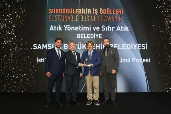 Samsun Büyükşehir Belediyesi’ne Sürdürülebilir İş Ödülleri 2026’da ödül
