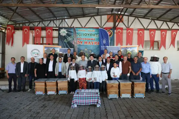 Bursa'da Keles’te arıcılara kovan desteği