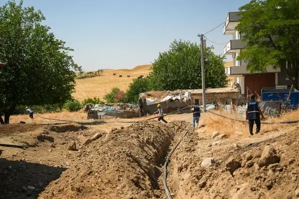Nohuttepe’nin içme suyu hattı yenileniyor