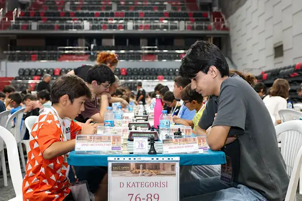 Gaziantep’te 1. Gazi Open Uluslararası Açık Satranç Turnuvası başladı