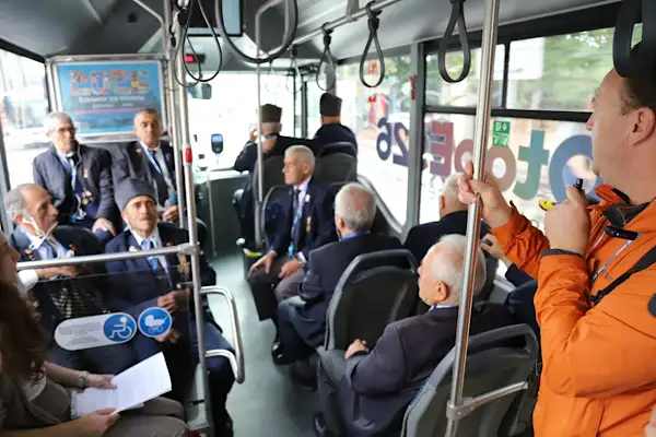 Eskişehir’de gaziler ve çocuklar Otobüs26 turunda buluştu