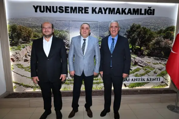 MASKİ’den Şehzadeler ve Yunusemre kaymakamlarına hayırlı olsun ziyareti