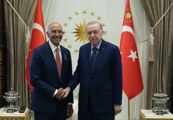 Erdoğan, ABD’nin Ankara Büyükelçisi ve Suriye Irak Özel Temsilcisi Barrack’ı kabul etti