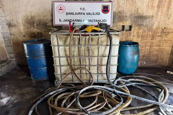 Şanlıurfa’da kaçak akaryakıt operasyonu