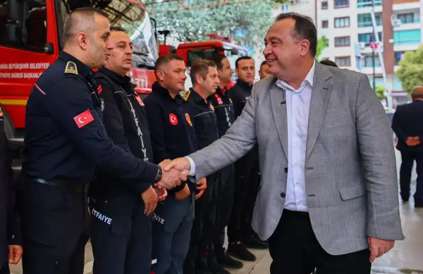 Başkan Dutlulu’dan itfaiye personeline teşekkür