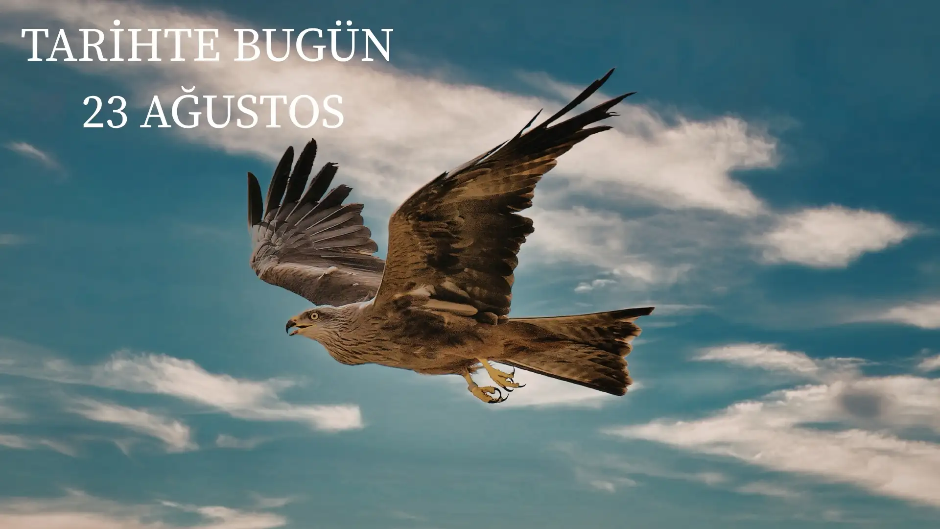TARİHTE BUGÜN KÖŞESİ 23 AĞUSTOSTA TARİHTE NELER OLDU?  