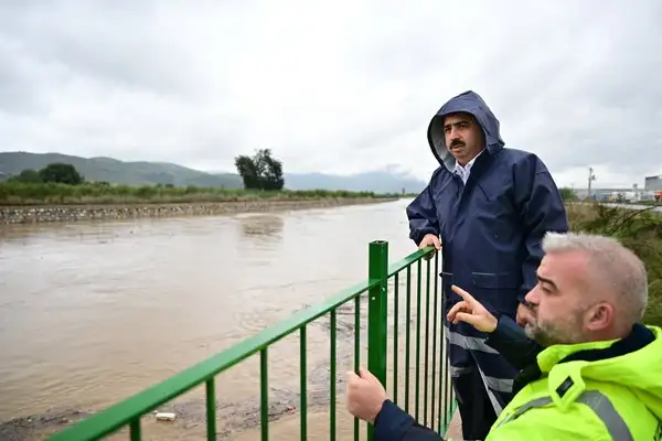 Yıldırım Belediyesi sağanak sonrası çalışma başlattı