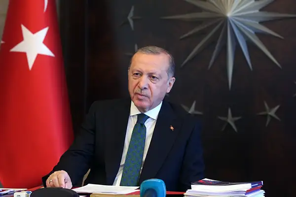 Cumhurbaşkanı Erdoğan, Çekmeköy Belediye Başkanı Orhan Çerkez’i kabul etti