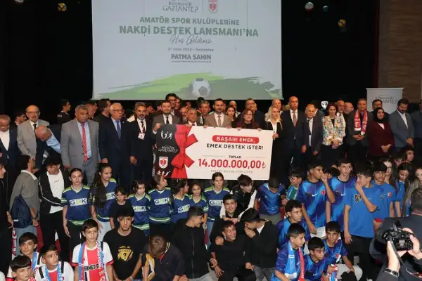 Gaziantep Büyükşehirden amatör spora 14 milyon TL destek