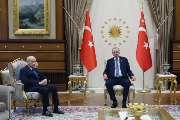 Cumhurbaşkanı Erdoğan, Devlet Bahçeli’yi kabul etti