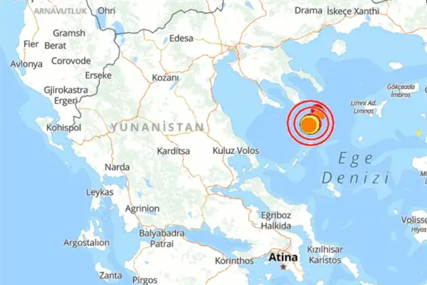 Yunanistan'da deprem